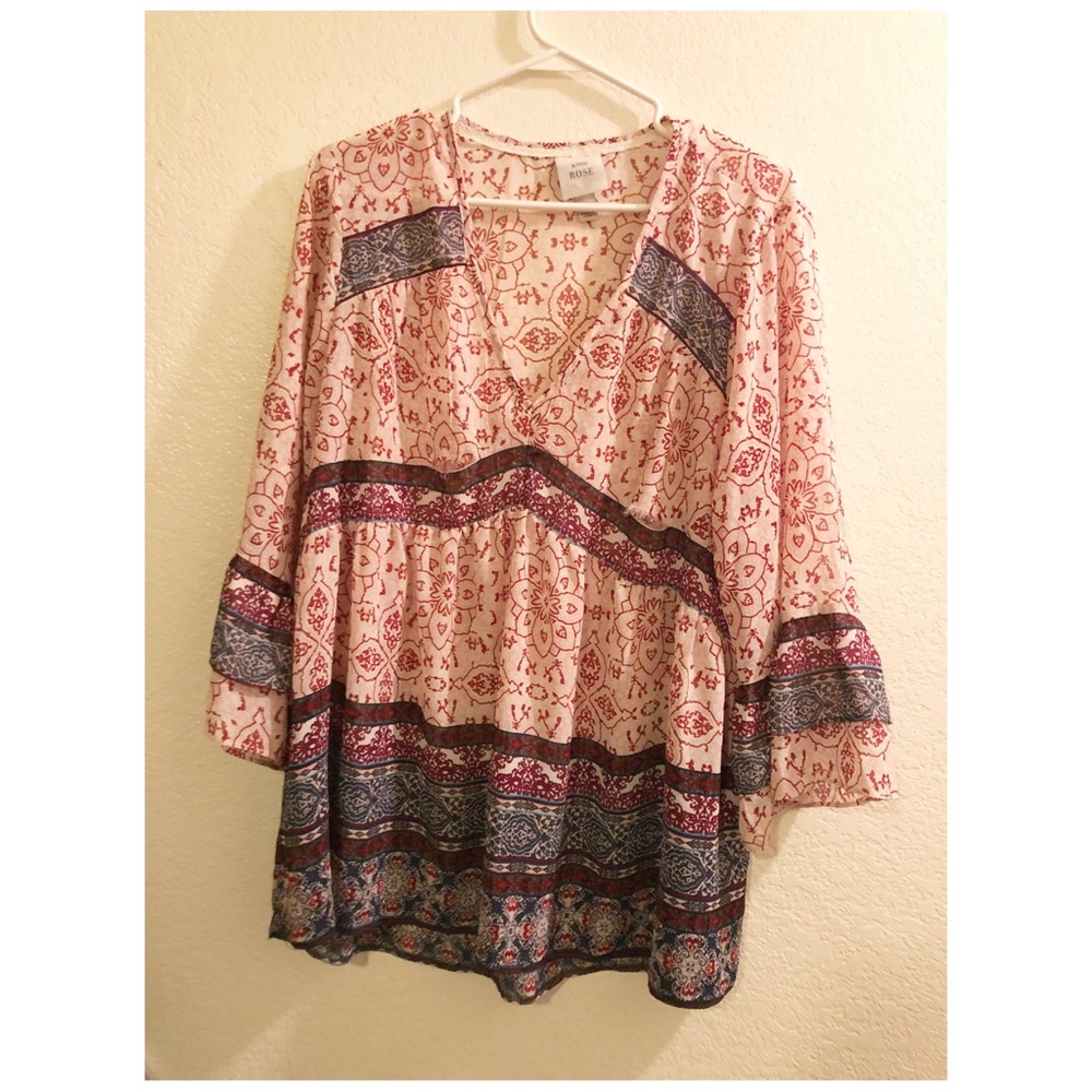 Knox rose boho blouse